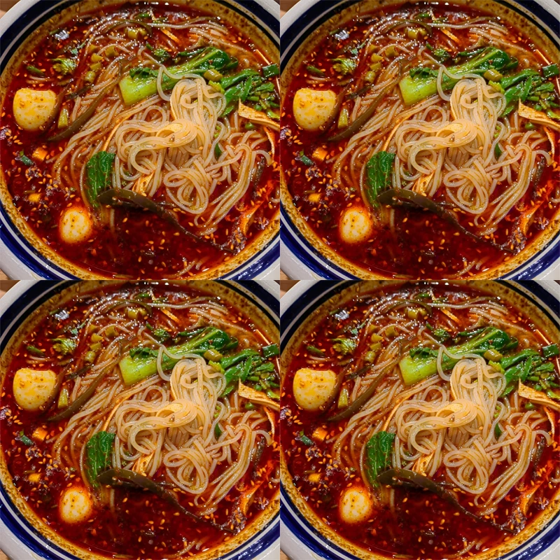 【买6桶送6桶】正宗云南过桥米线桶装细米线免煮速食冲泡夜宵整箱