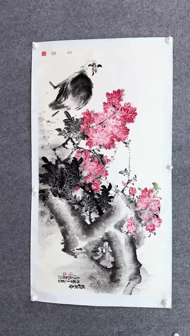 国画ST-HQS老师绘画作品
