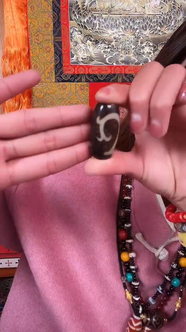 铁合金花岗石藏式风格珠串