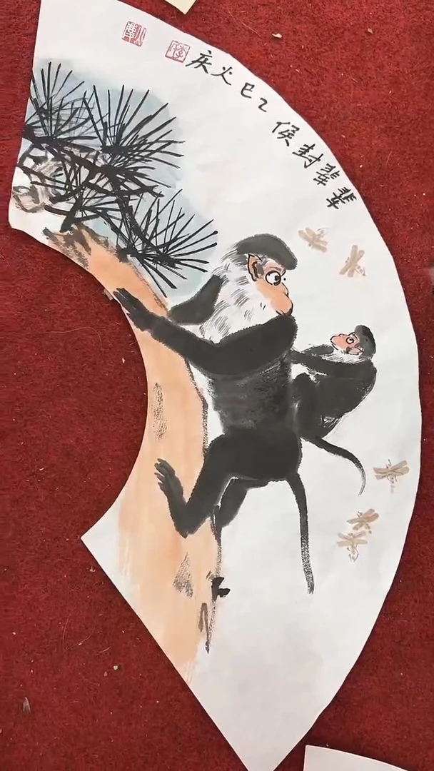 国画李火庆/国画/花鸟