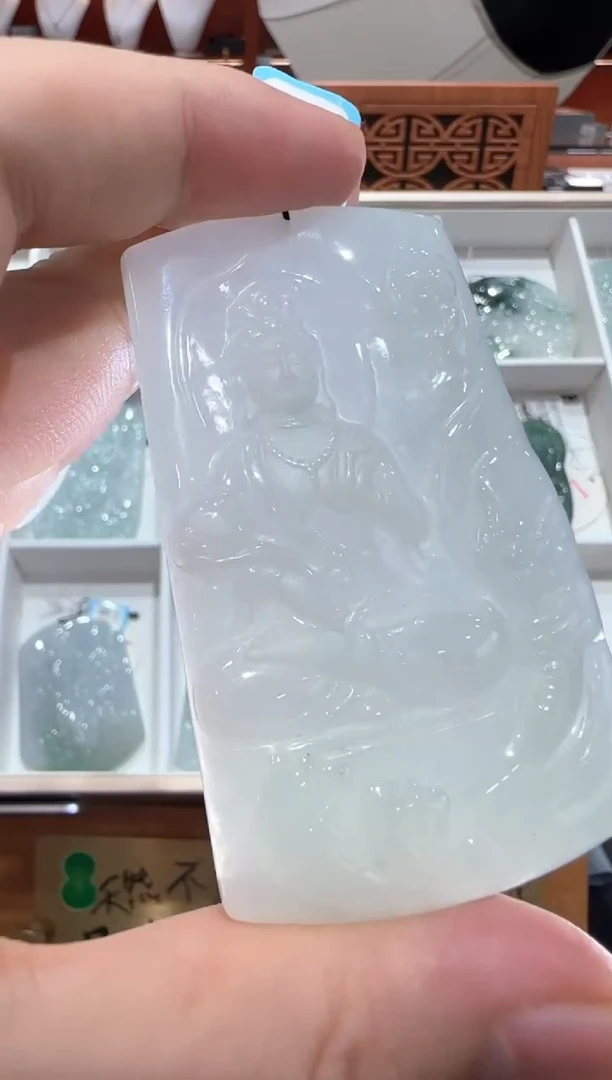 翡翠挂件未镶嵌A货翡翠多样性孤品