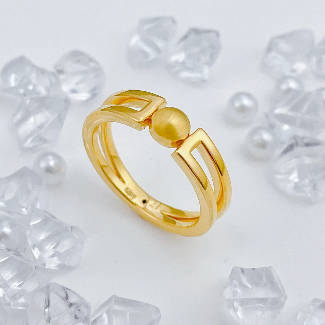 【国潮】足金999 球球戒指1.41 11圈口