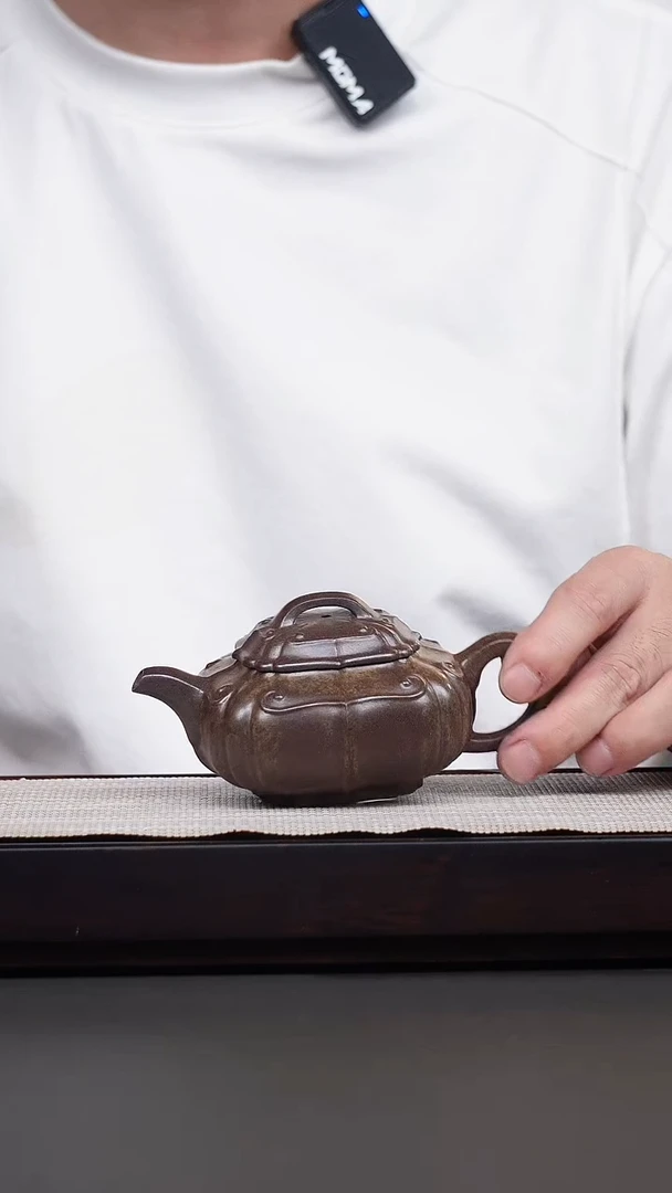 茶壶紫砂韩惠琴·柴烧锦囊如意