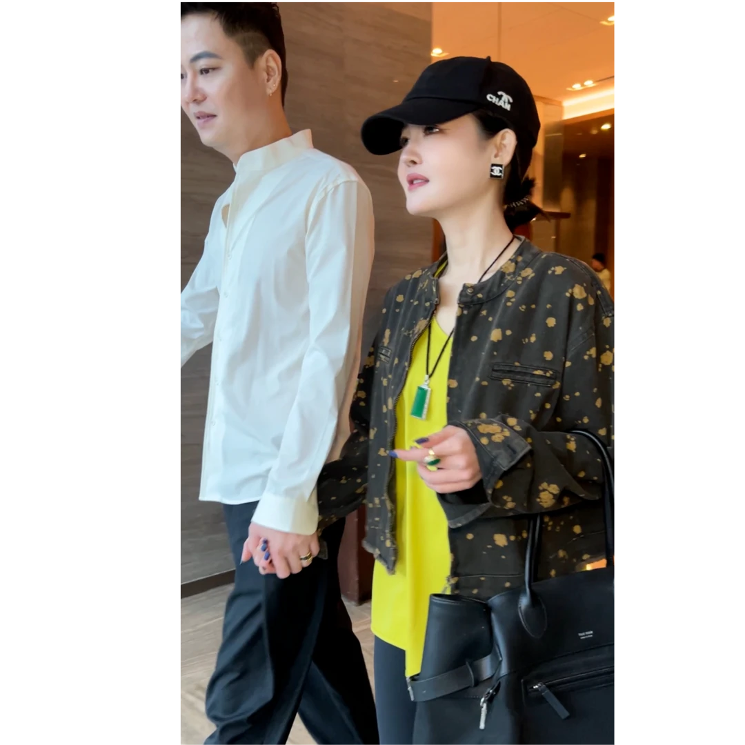 春秋新款碎花牛仔高定休闲小外套G0558