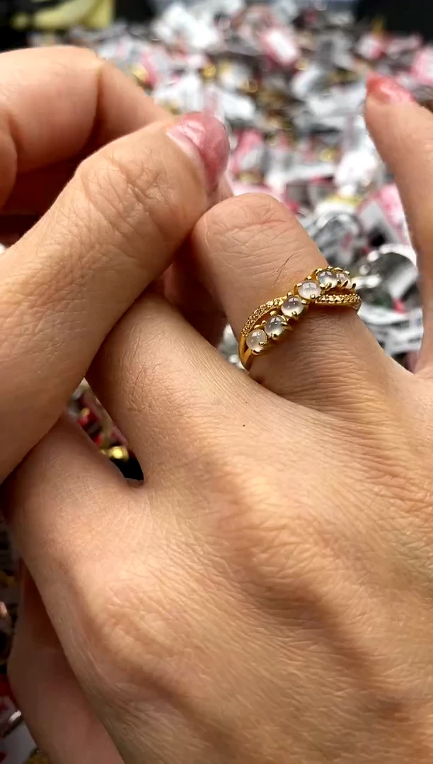 【闪购商品】翡翠戒指银S925镶嵌666666666     2