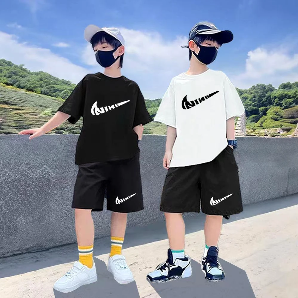 儿童夏季套装大童夏款休闲童装帅气男童衣服潮牌时尚男童夏装套装