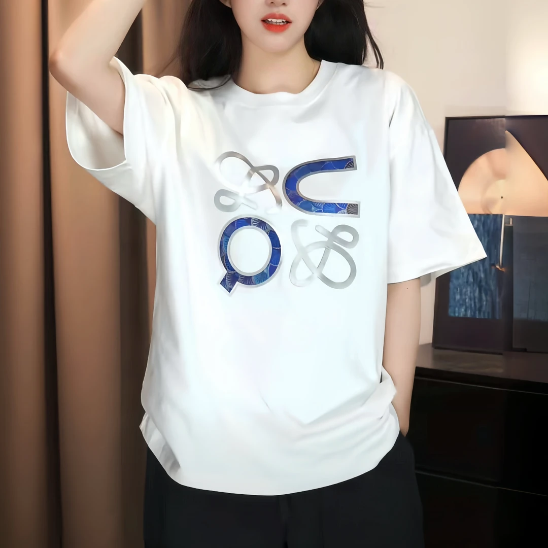 【SSTEE-大罗双彩】兽兽学姐美式街头纯棉手绘280克重磅白色T