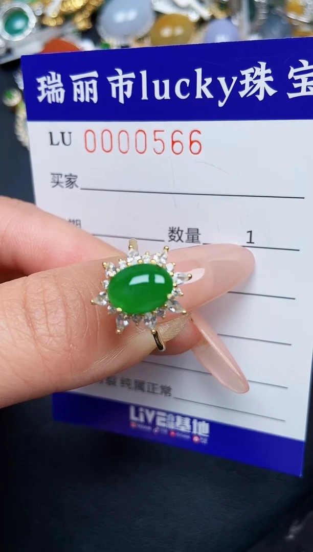 【闪购商品】翡翠颈饰银S925镶嵌0566