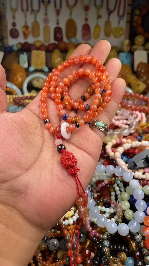 未镶嵌.南红玛瑙撸****l   （一物一件）166216