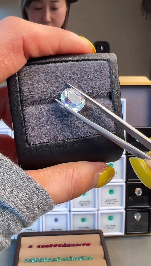 长石裸石天然精品 月光石5.55ct