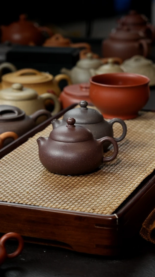 【闪购商品】紫砂茶壶小文旦千禧紫泥气窑