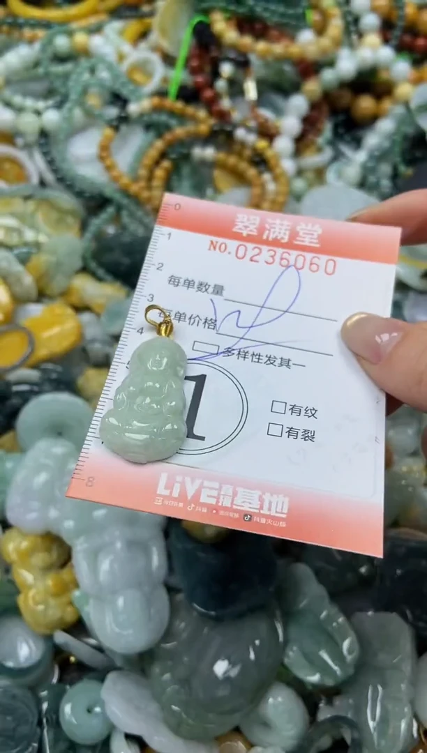 未镶嵌挂件翡翠闪购0236060