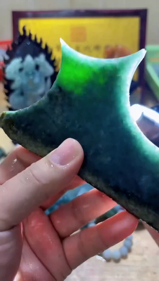 未镶嵌挂件翡翠A货常星6858