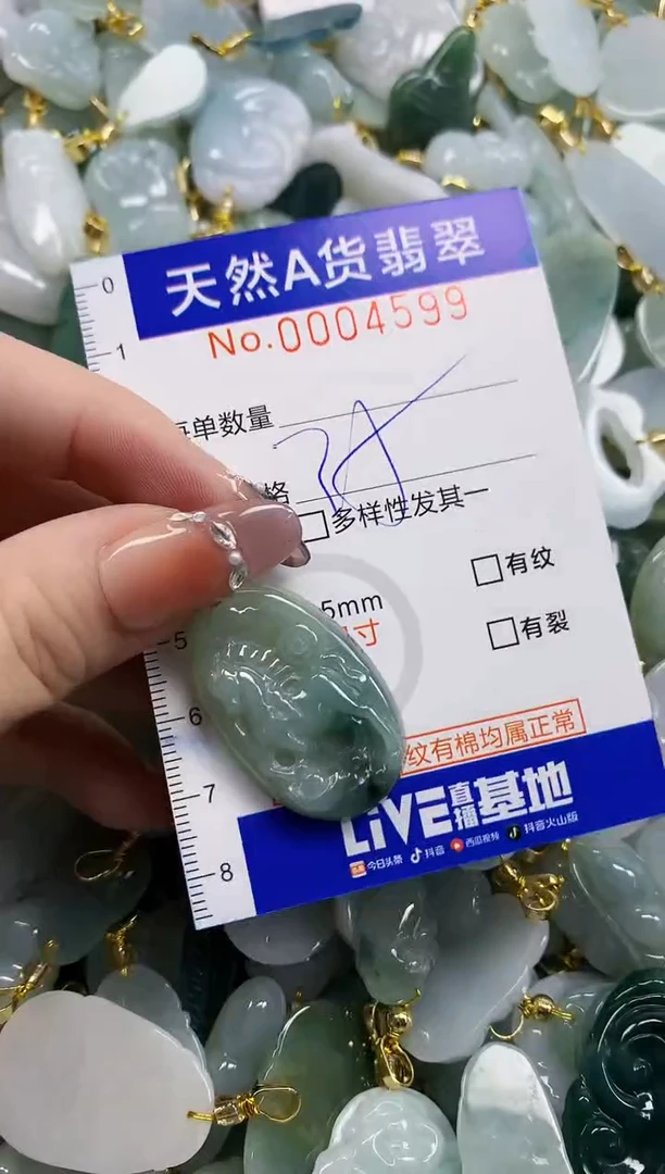 颈饰未镶嵌翡翠天然A货翡翠