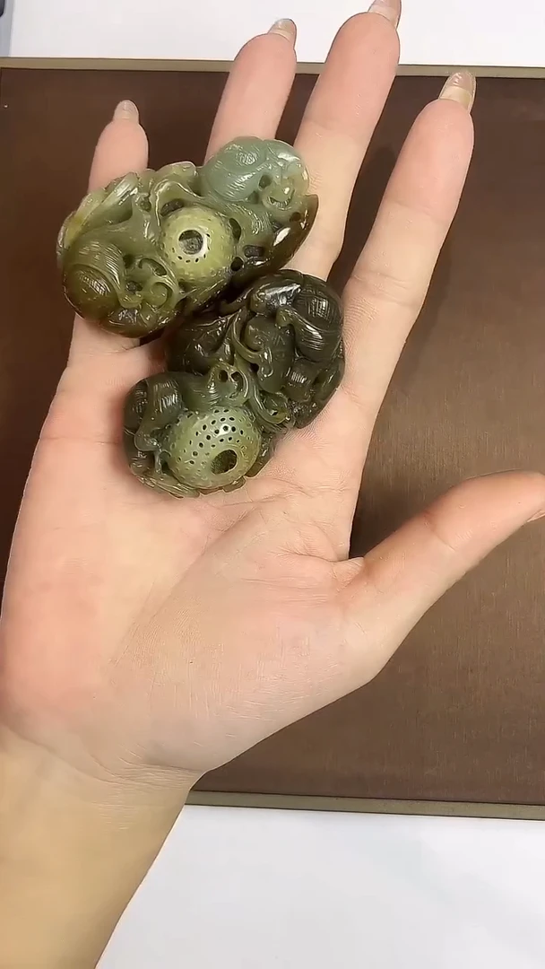 未镶嵌和田玉把件多样性发货其中发一