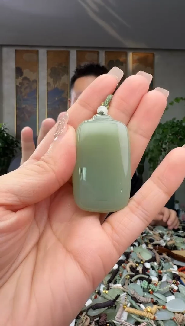 颈饰未镶嵌和田玉拍一发一多样性发货