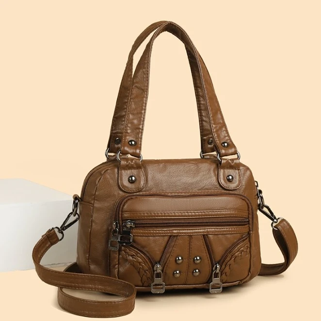 【SY】底长24高18厚度9时尚通勤新款单肩包斜挎包838-4组合