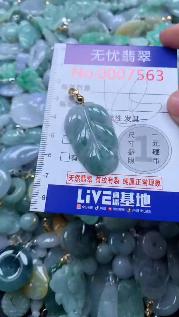 颈饰未镶嵌翡翠7563