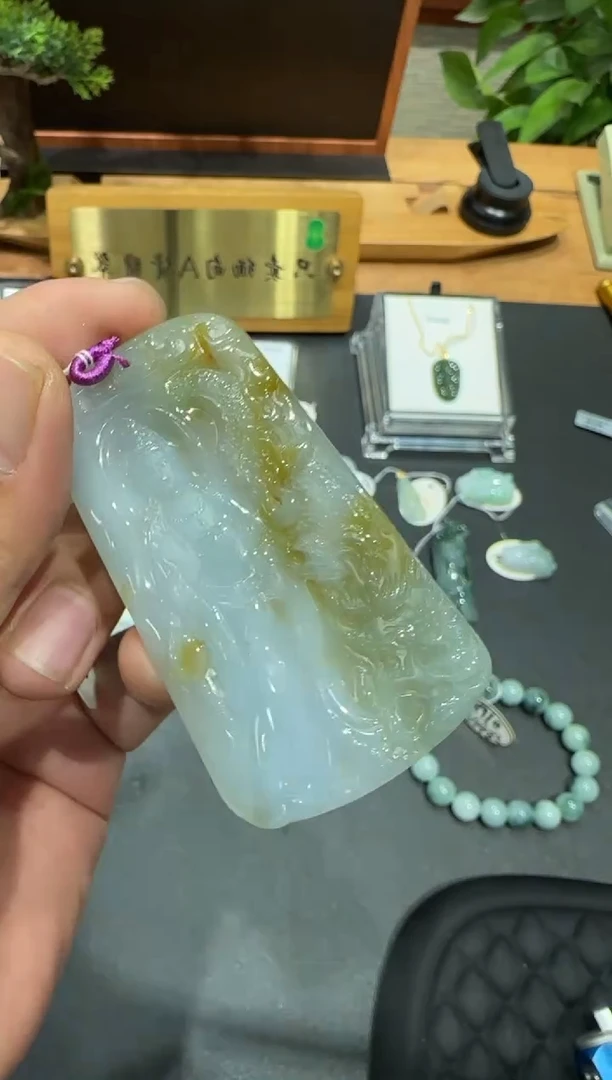 未镶嵌挂件翡翠A货翡翠多样性孤品