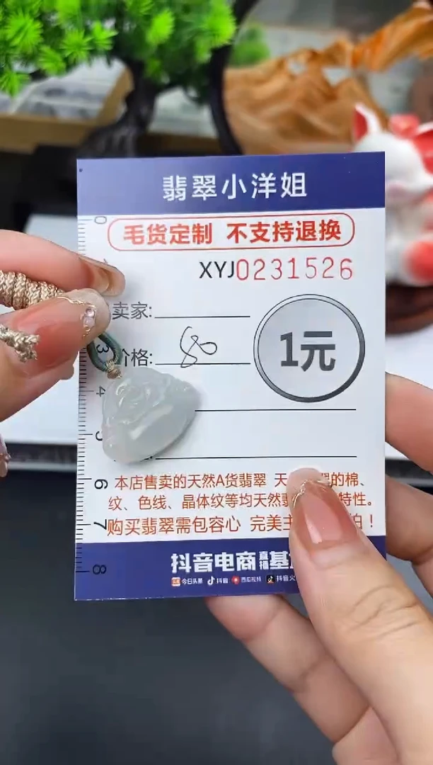 定制翡翠未镶嵌毛货商品不退换/ 1526