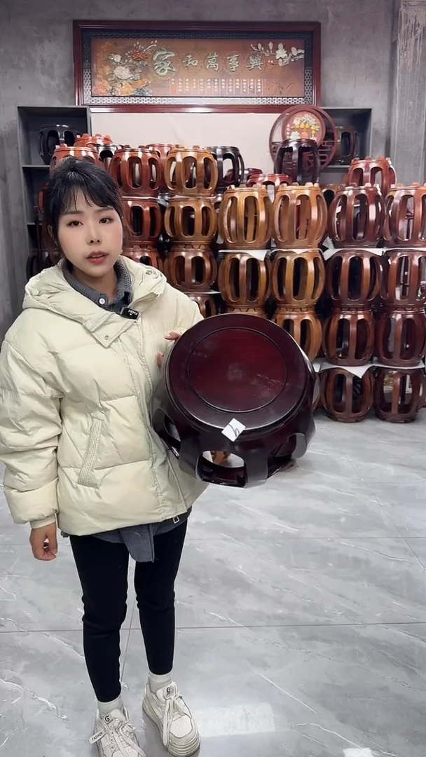 【闪购商品】花梨木类家具微瑕】酸枝色小号单个9号