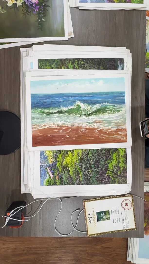 油画【107号】约53*35cm丨朝鲜原创纯手绘孤品油画丨顺丰包邮