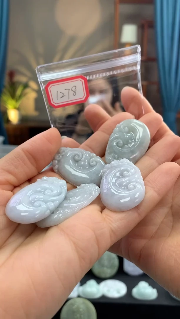 翡翠未镶嵌颈饰如意1278 微瑕慎拍多样性发一件