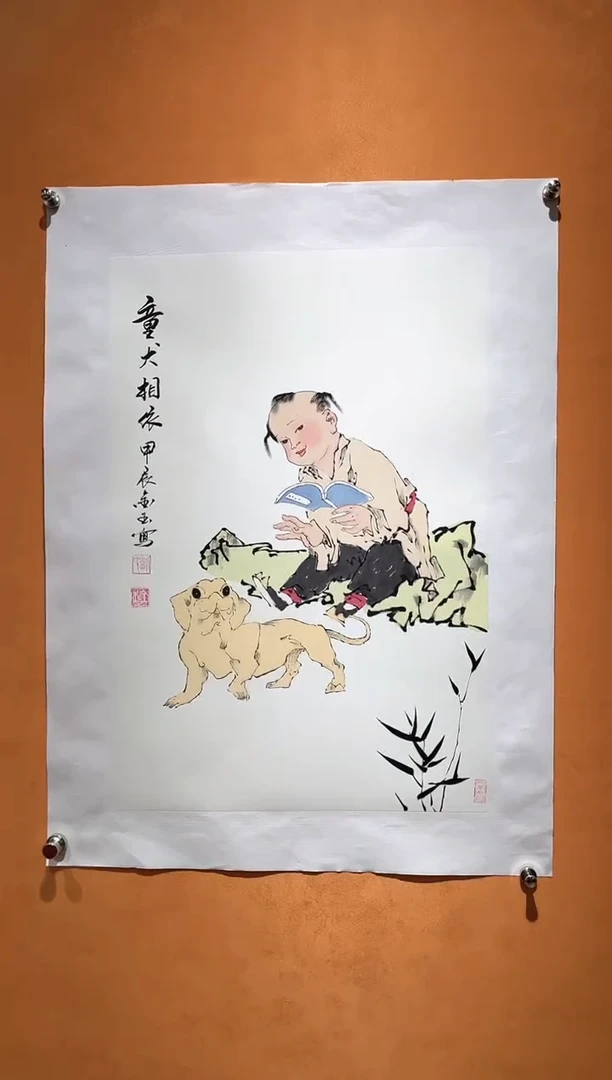 国画刘金玉老师亲笔手绘
