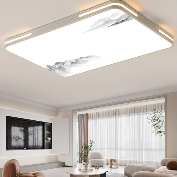 新客厅简约led吸顶灯新中式家用卧室灯护眼房间餐厅阳台中山灯具
