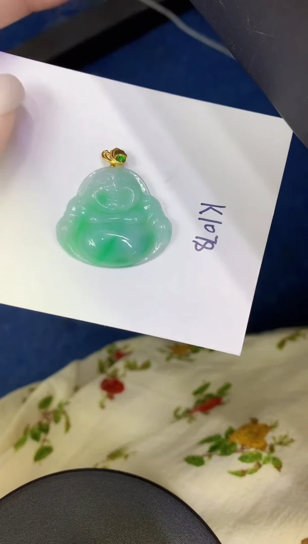 颈饰未镶嵌翡翠缅甸天然翡翠A货