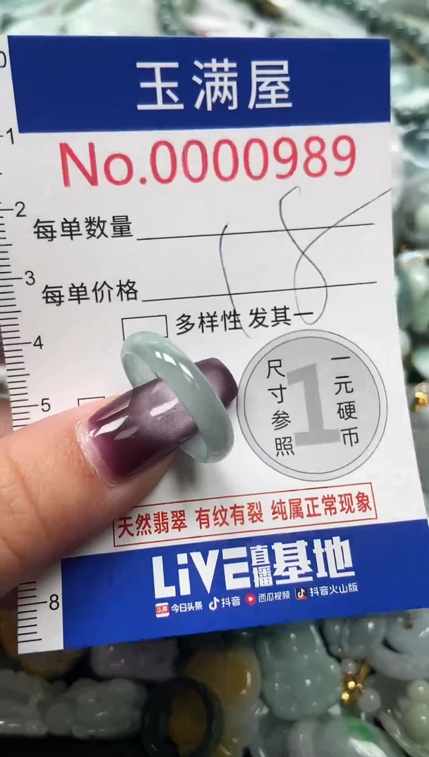 颈饰未镶嵌翡翠989