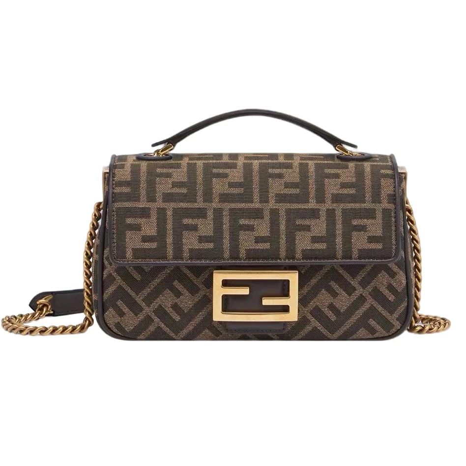 全新未使用 FENDI/芬迪 法棍斜挎包女士手提包