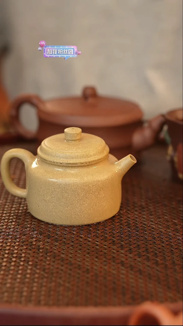 茶壶紫砂德钟 绿泥 130cc