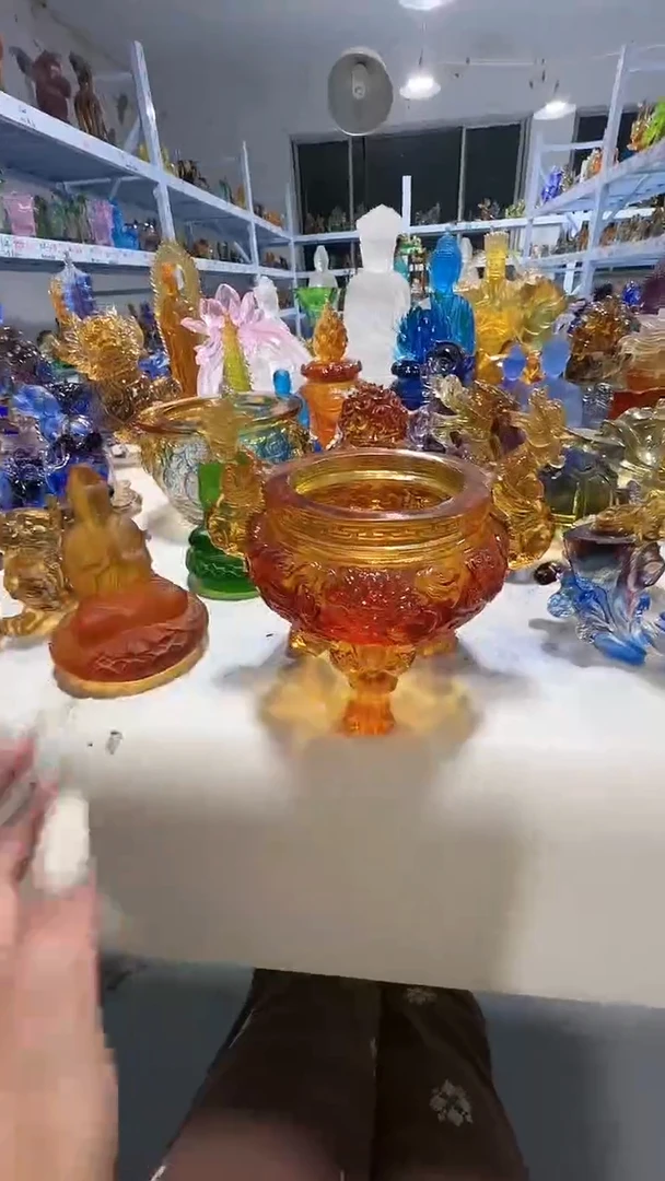 手工艺品琉璃694古法琉璃 微瑕介意勿拍 不退不换