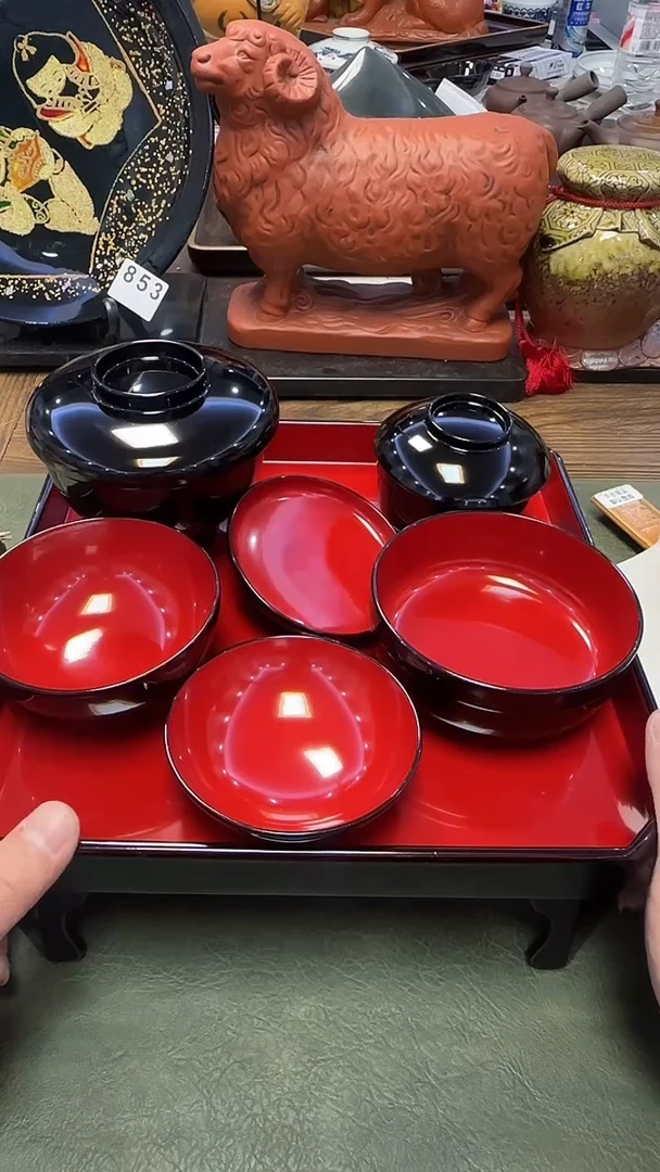 857木胎大漆整套