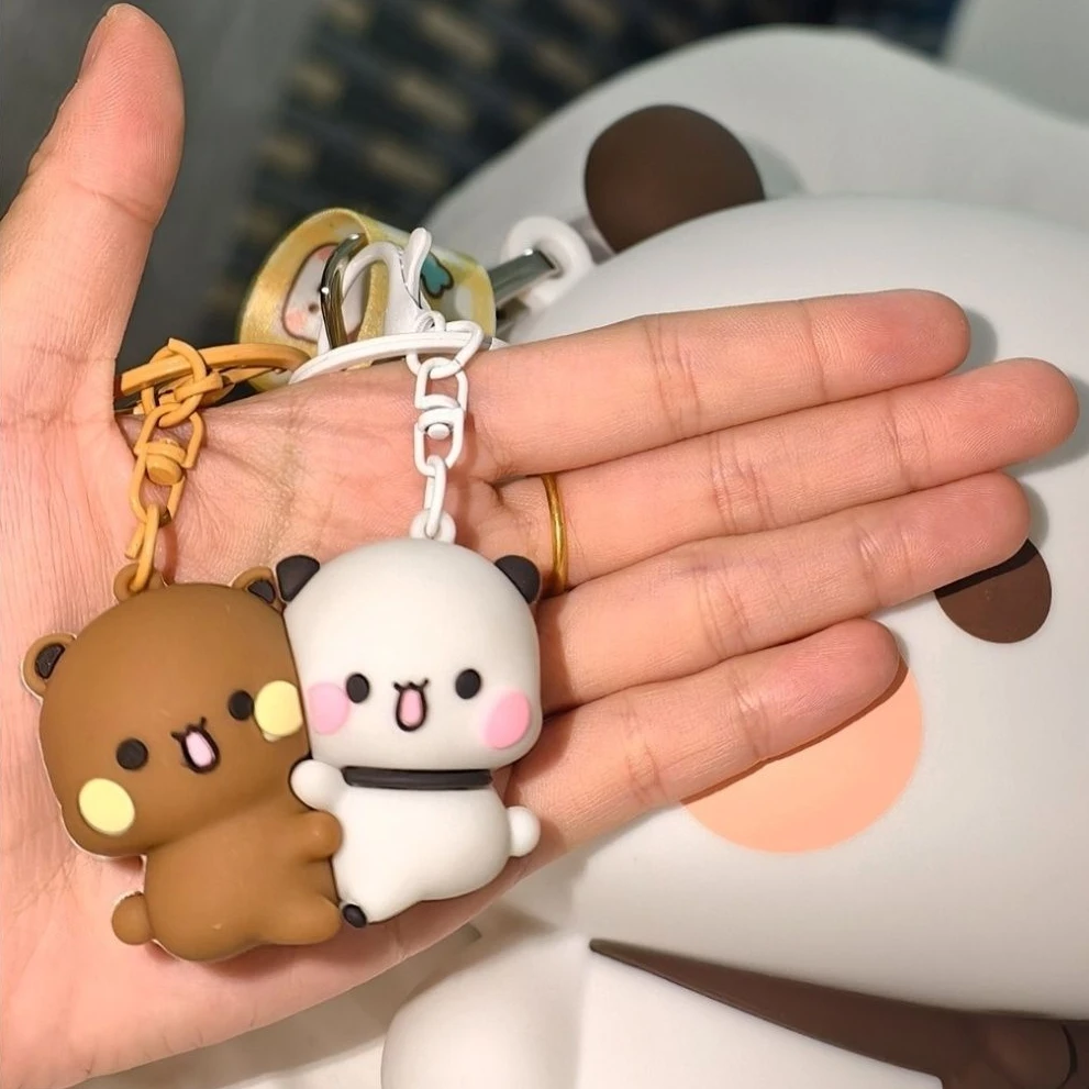 一二布布磁吸钥匙扣情侣挂件爆款书包摆件一对可爱周边高颜值挂饰