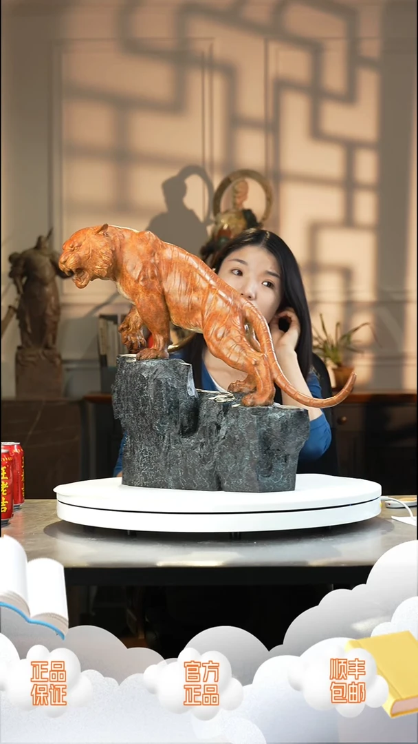 铜原创雕塑摆件《上山虎》