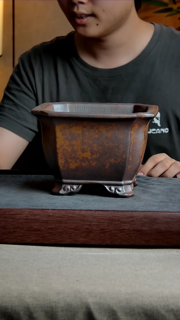 紫砂花盆17*11.5内径尺寸