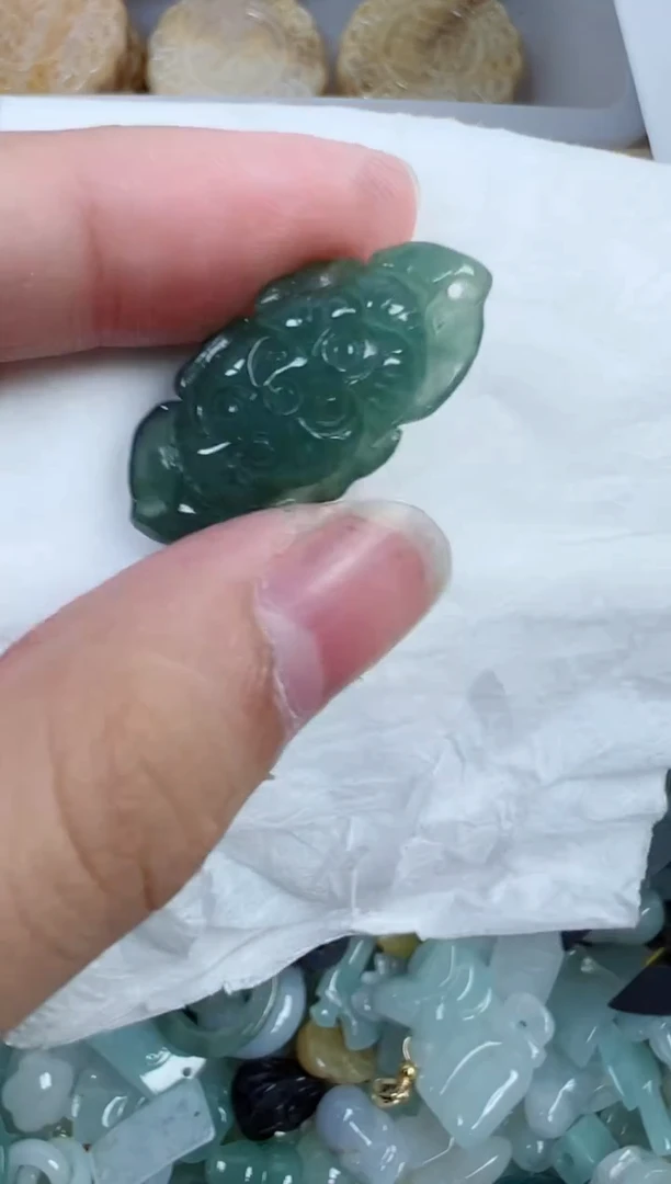 散珠翡翠837号链接，A货翡翠