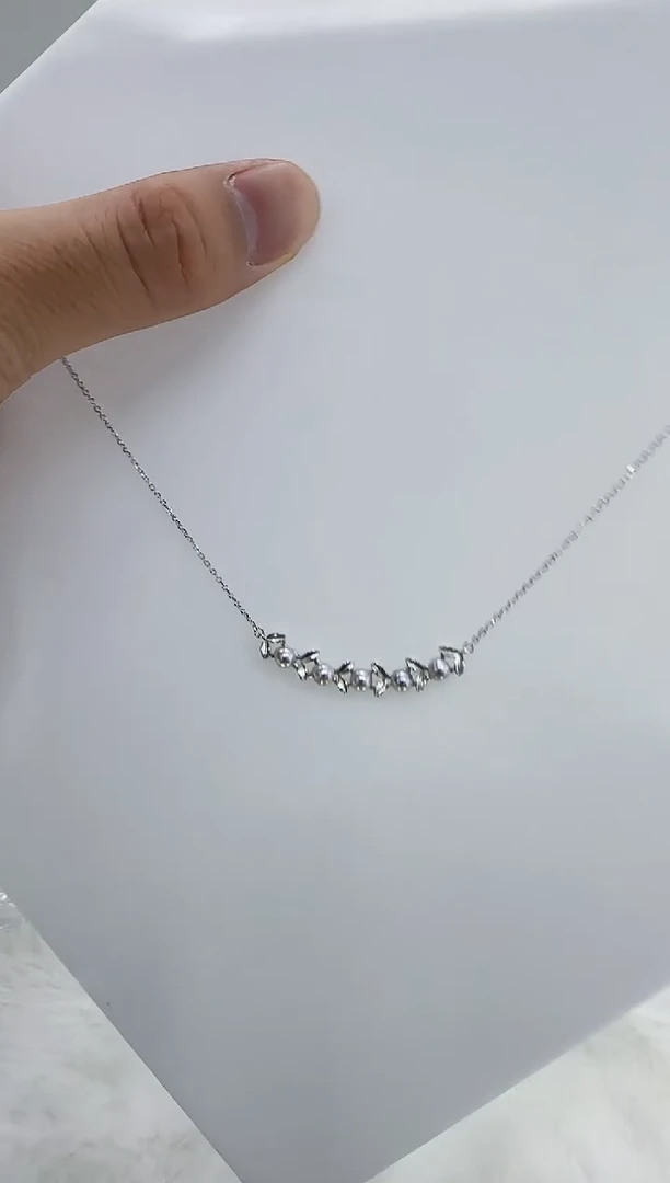 银S925镶嵌海水珍珠DA珍珠吊坠  y105