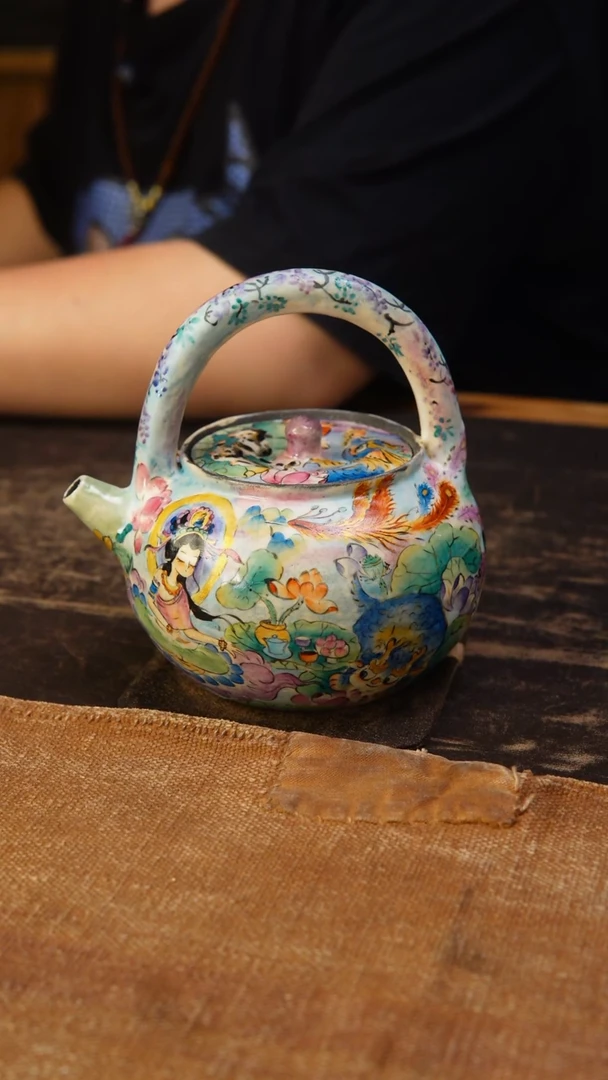 旁舍园园  宝宝佛仙女夏天系列煮茶壶450ml