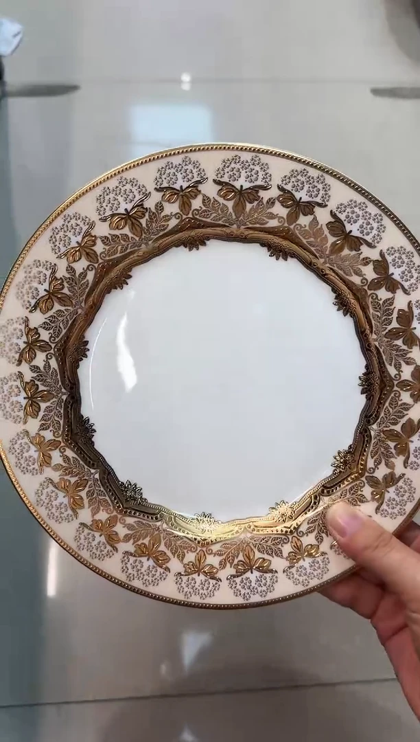 【闪购商品】瓷片8寸平盘微瑕1个 春节活动福利价