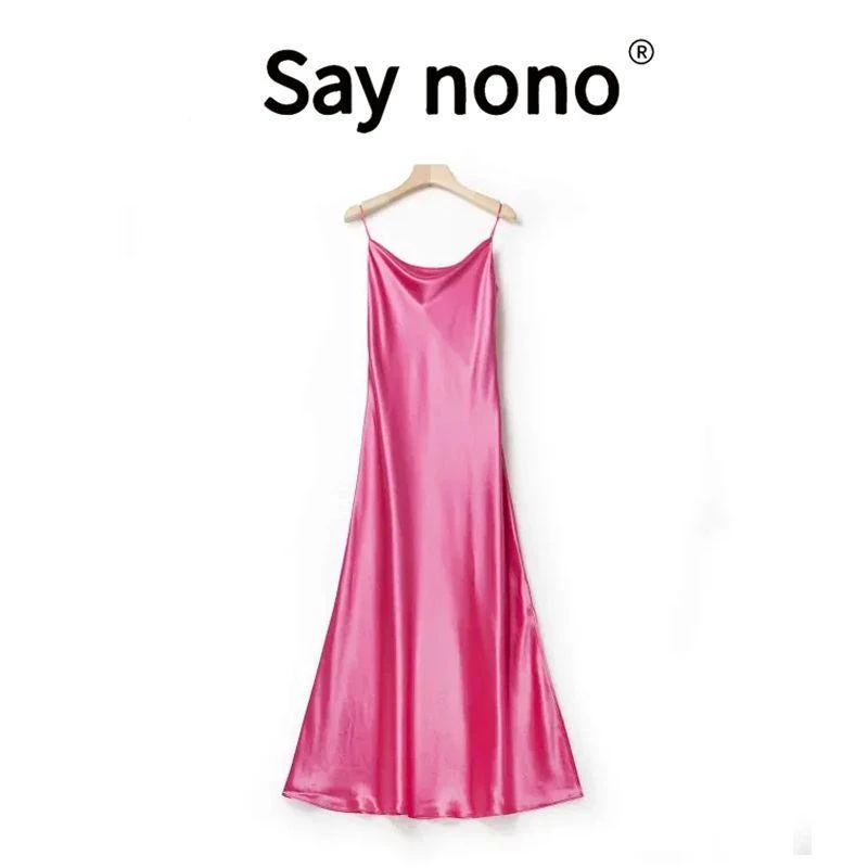 懒猫nonolSaynono  高级简约舒适时尚休闲百搭连衣裙LSQ234669