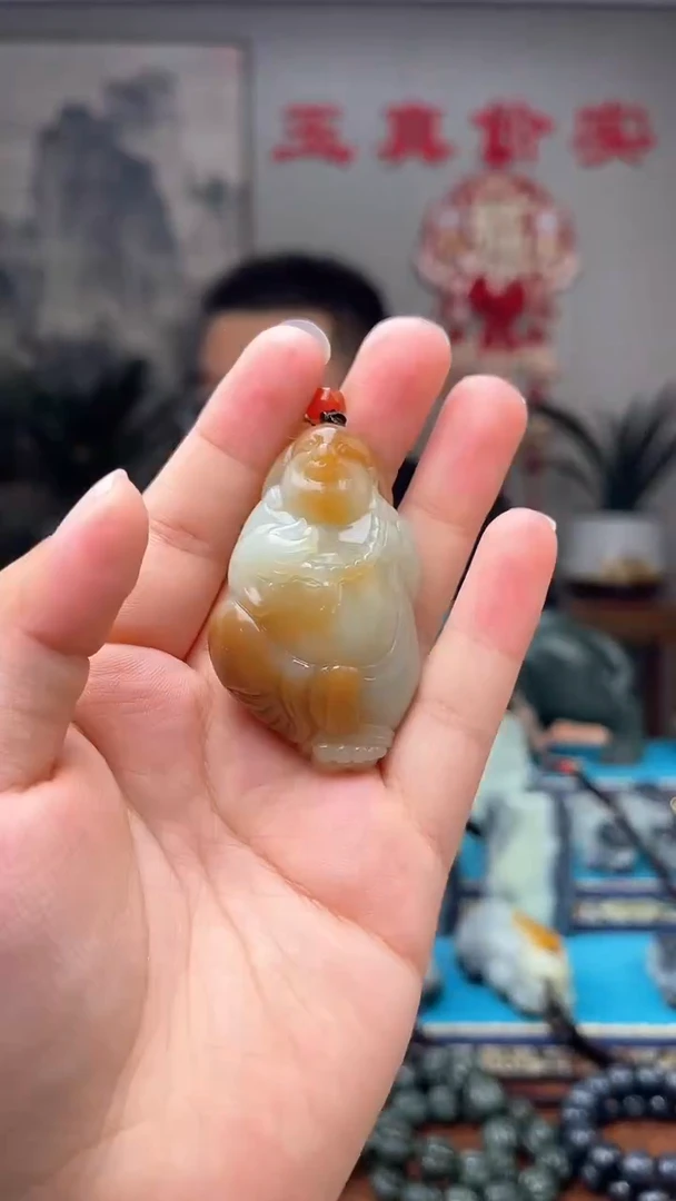 和田玉未镶嵌挂件1