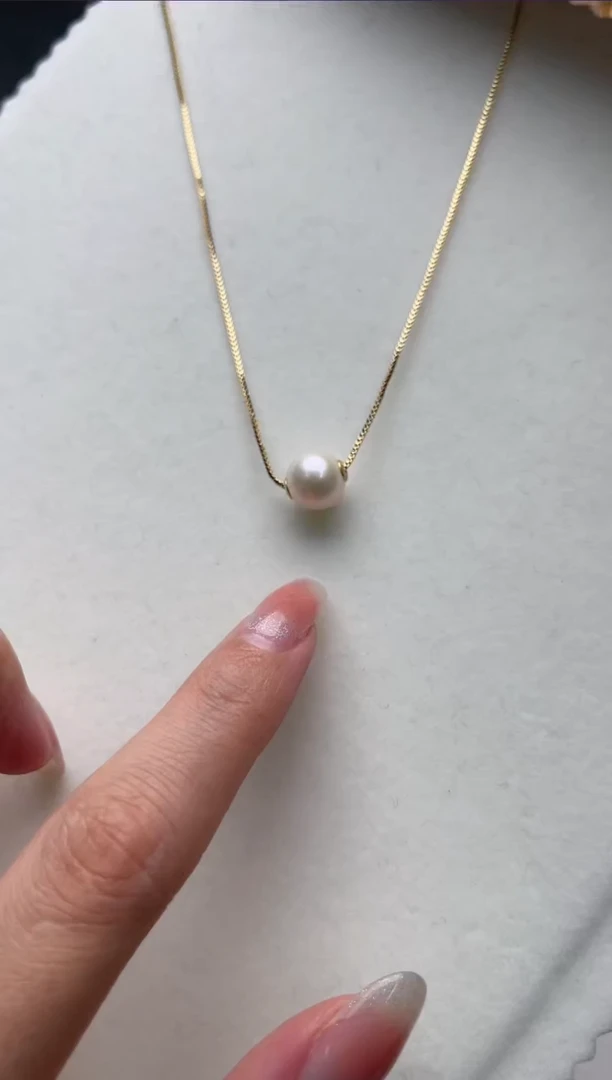 【闪购商品】淡水珍珠项链合金bw337