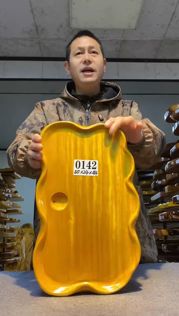 实木茶盘 一物一拍（不含配件）