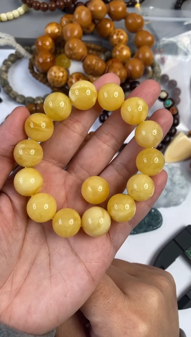 【闪购商品】蜜蜡手串未镶嵌蜜蜡手串
