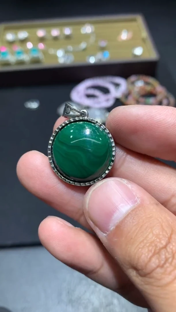 未镶嵌孔雀石颈饰G154【多样性发其一】