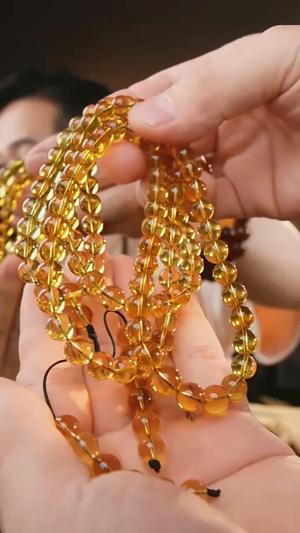 裸石琥珀未镶嵌8+蓝珀108素