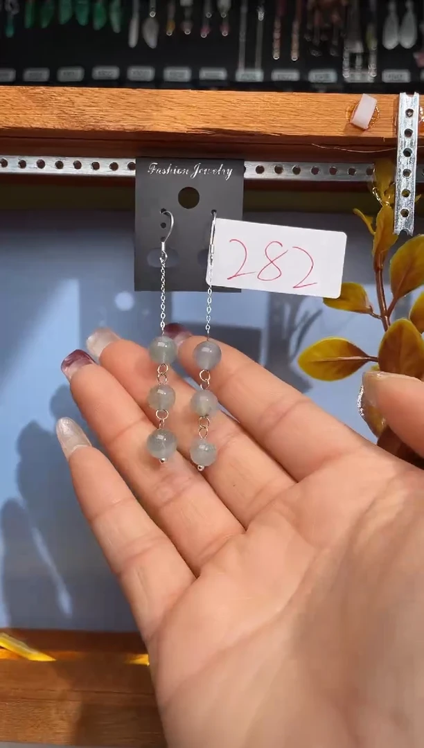 【闪购商品】紫晶耳饰银S925镶嵌喜欢拍